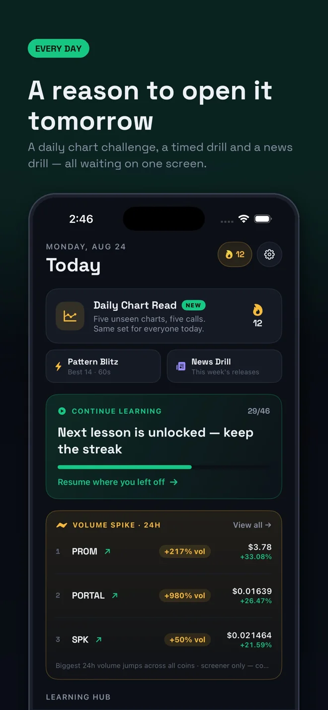 Crypto Trading Simulator screenshot 1