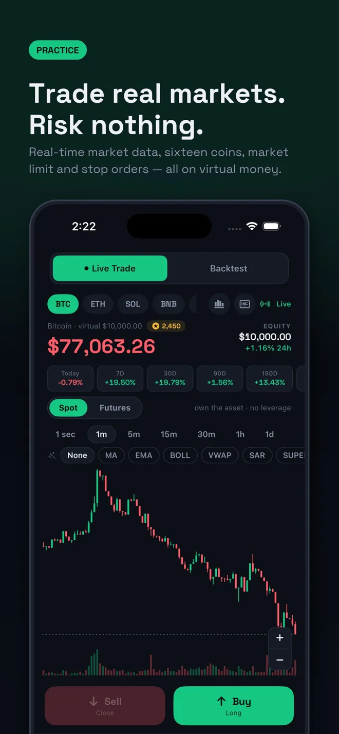Crypto Trading Simulator screenshot 4
